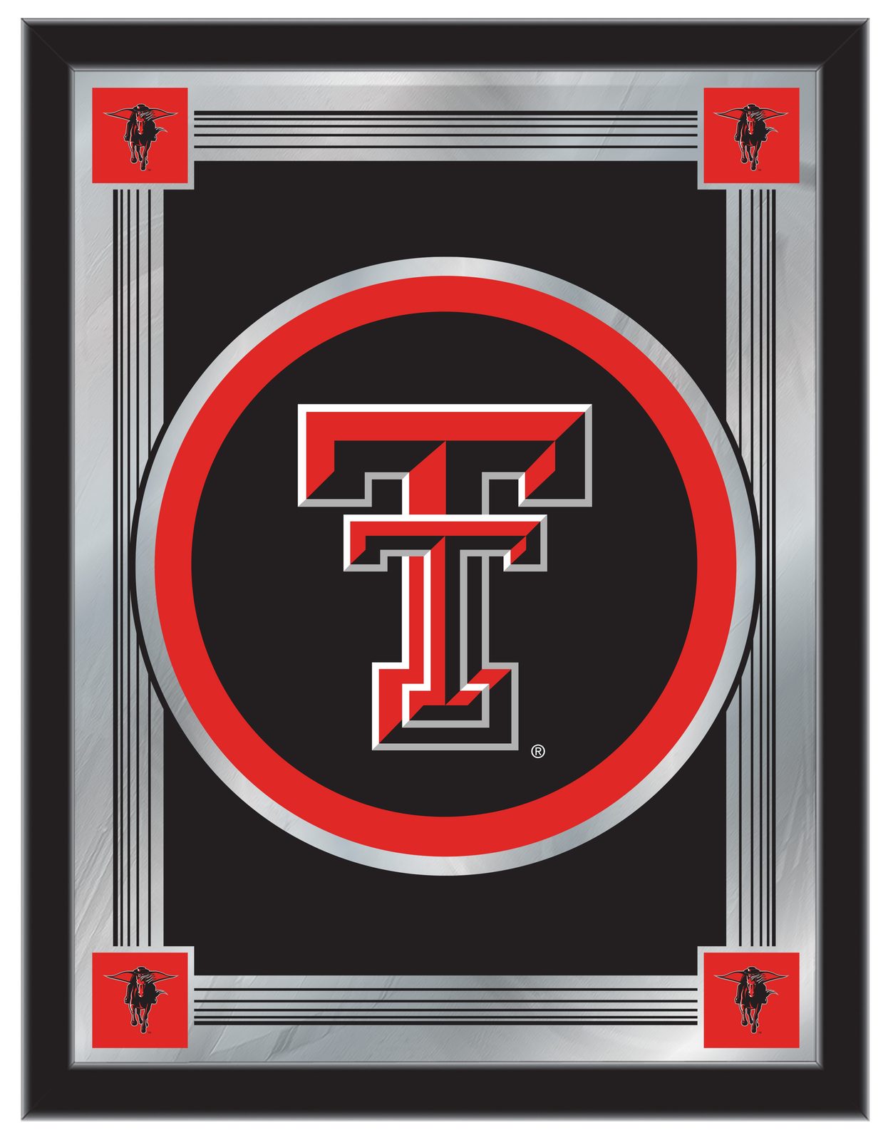 Texas Tech University 17x22 Logo Wall Mirror 1 Texas Tech University 17x22 Logo Wall Mirror