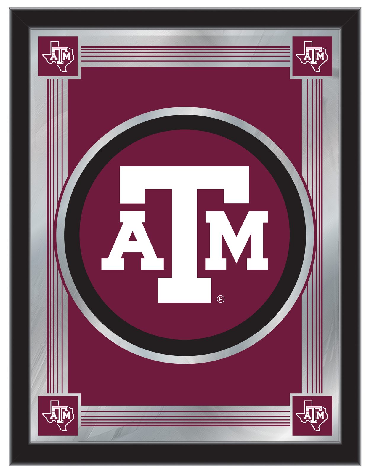 Texas A&M 17x22 Logo Wall Mirror 1 Texas A&M 17x22 Logo Wall Mirror