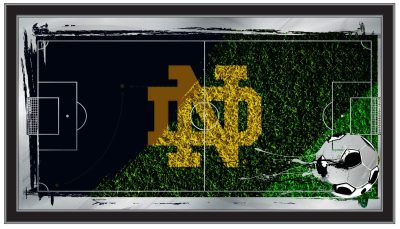 Notre Dame 26x15 Soccer Wall Mirror