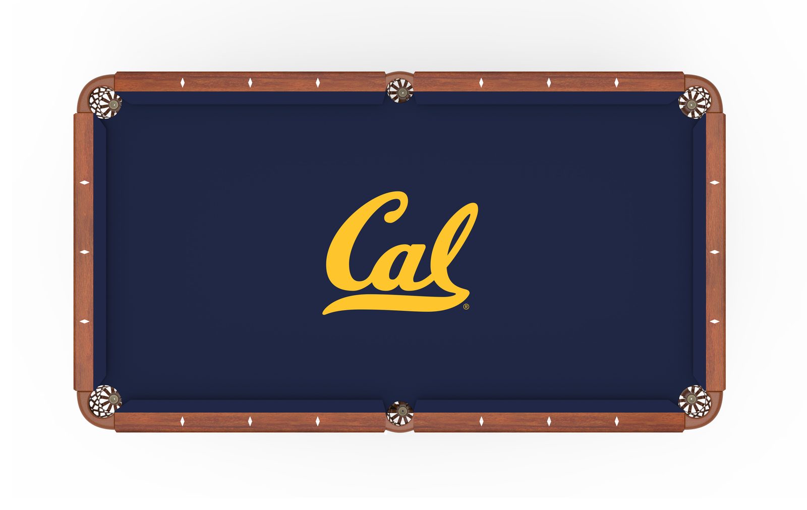 University of California Pool Table with Chardonnay Finish and Claw Leg 2 University of California Pool Table with Chardonnay Finish and Claw Leg - Image 2