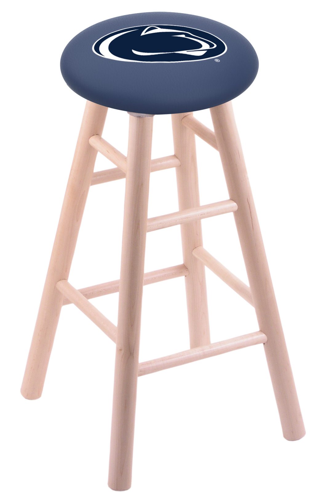 Pennsylvania State University 30" Swivel Maple Bar Stool in Natural Finish 1 Pennsylvania State University 30" Swivel Maple Bar Stool in Natural Finish