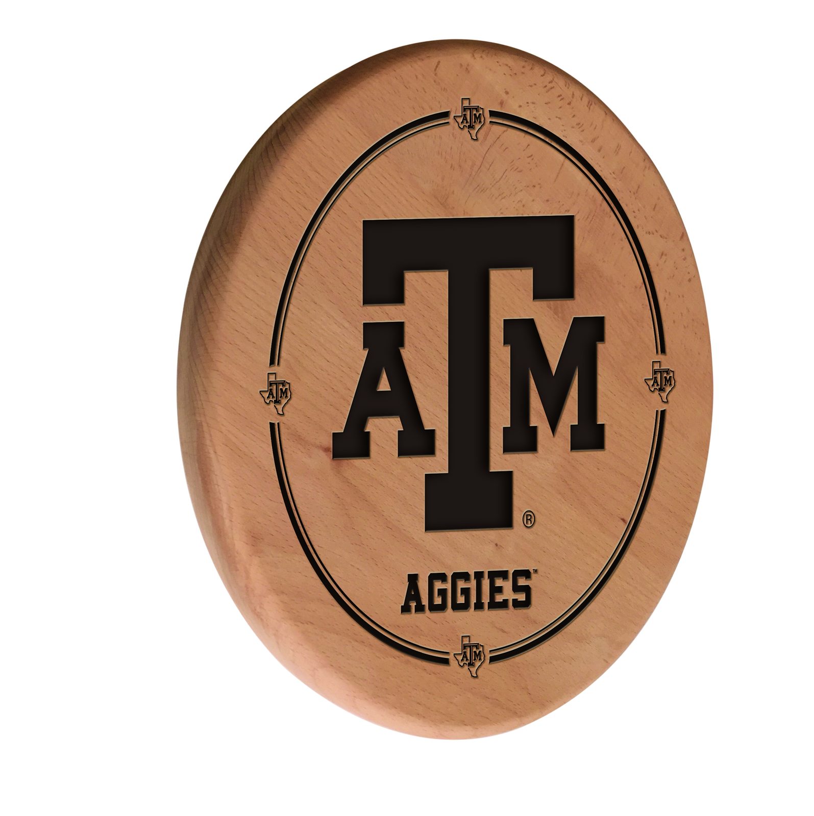 Texas A&M Natural Laser Engraved Wood Sign Wall Art 1 Texas A&M Natural Laser Engraved Wood Sign Wall Art