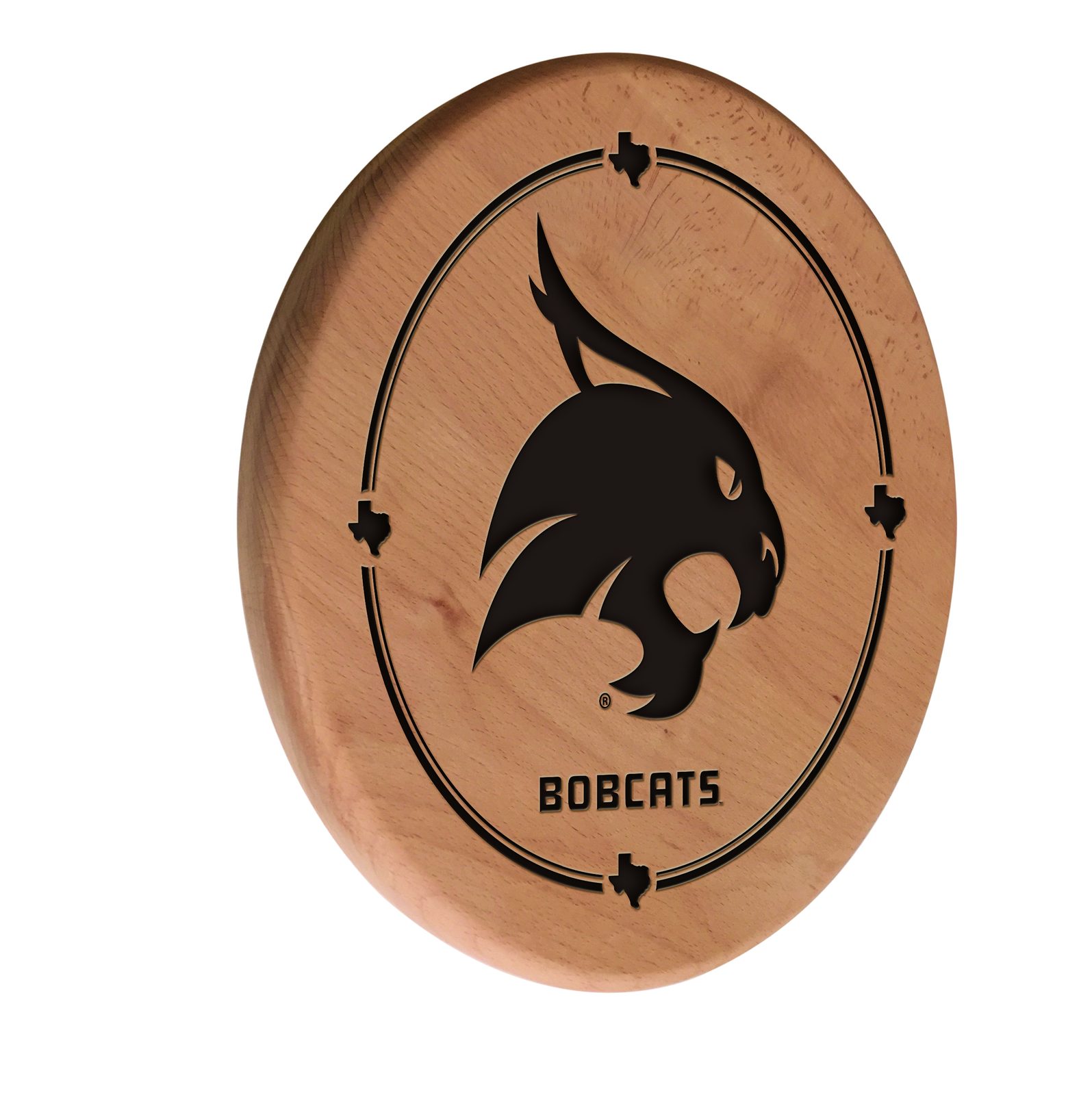 Texas State University Natural Laser Engraved Wood Sign Wall Art 1 Texas State University Natural Laser Engraved Wood Sign Wall Art