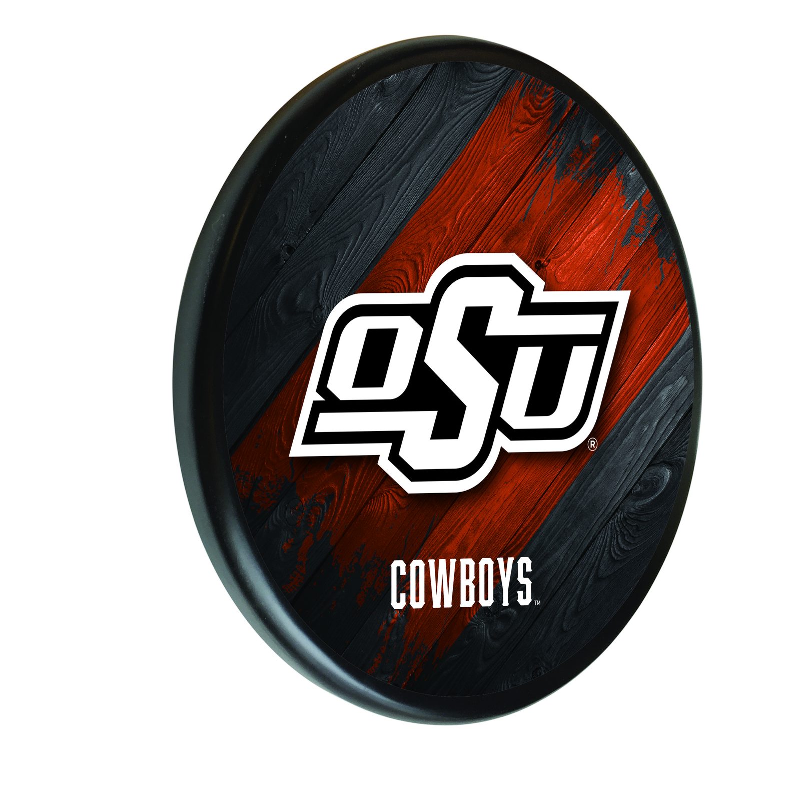 Oklahoma State University Black Digitally Printed Wood Sign Wall Art 1 Oklahoma State University Black Digitally Printed Wood Sign Wall Art