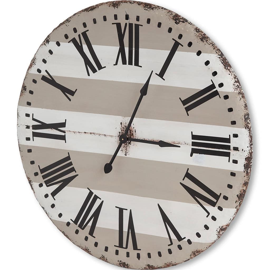Top 10 Man Cave Gifts For Dad: The Ultimate Guide to Creating His Perfect Space 10 Oversized Hand Painted Metal Wall Clock With Roman Numerals